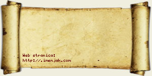 Denis Debeljak vizit kartica